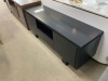 'Lisa' 1500mm Low-Line TV Unit 2 Door, 1 Drawer in Dark Wenge Timber Veneer finish RRP $1799 - Ex Display - 3