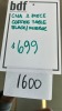 CNA 2 Piece Coffee Table Black/Mirror RRP $699 - Ex Display - 4