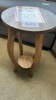 Aussie Made Linda 30cm Lamp Table in Light Oak Timber Veneer - RRP $129 - Ex Display - 2
