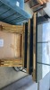Rex Nested Tables Set of 3 Gold/Black Tempered Glass RRP $449 - 2