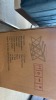 Rex Nested Tables Set of 3 Gold/Black Tempered Glass RRP $449 - 2