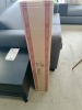 Silver Satin Floor Lamp Brass finish Legs - RRP $349 - Ex Display - 2