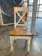 Portland chair with cross back - RRP $199 - Ex-Display