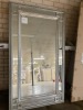 Wall Mirror Silver Frame - RRP $299 - Ex-Display