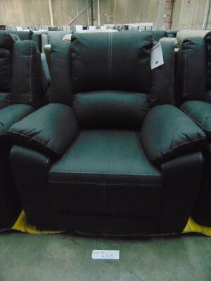 GAUCHO Fabric Single Seater Electric Recliner - JET