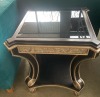 Aldo Lamp Black/Antique Silver Timber Veneer - RRP $899 - Ex-Display - 2