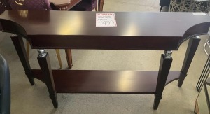 Misa' Imported Timber Veneer Console Walnut - RRP $1499 - Ex-Display