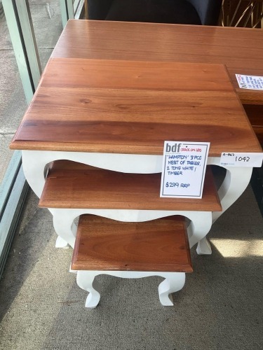 Hampton 3pc Table Nest - RRP $299 - Ex-Display