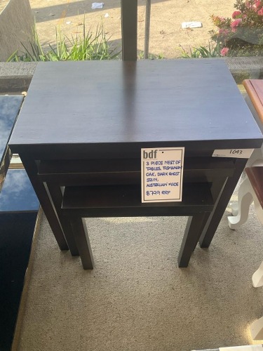 3pc Nest Tables - RRP $799 - Ex-Display