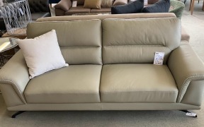 &lsquo;Louisa&rsquo; Full Leather 3+2 Seater Lounge - RRP $5999 - Ex-Display