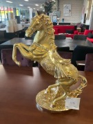 Gold Unicorn Statue - RRP $1299 - Ex-Display