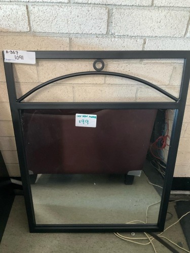 Cast Iron Mirror - RRP $99 - Ex-Display