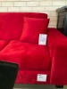Forever 2x 3-seaters Fabric Lounge - RRP $3999 - Ex-Display - 2