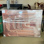 Indian Vintage Palace Door Art Frame - Ex-Display