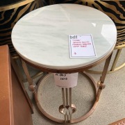 &lsquo;Clara&rsquo; 500mm Round Table - RRP $599 - Ex-Display