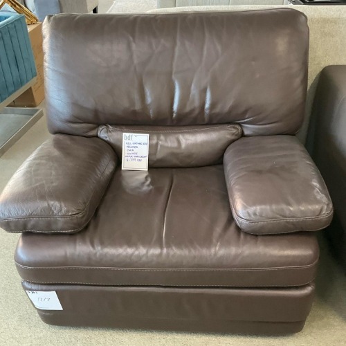 Full Leather Edo Recliner Chair - RRP $1799 - Ex-Display