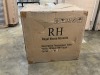 Regal House Tuscan Nest of Tables, Antique Gold with Teak Brown Top RRP $1199 - 3