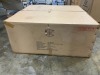 Regal House Pyramid Duo Coffee Table, Gold Base, Clear Glass Top RRP $799 - 2