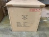 Regal House Pyramid Duo Lamp Table, Gold Base and Clear Top RRP $649 - 2
