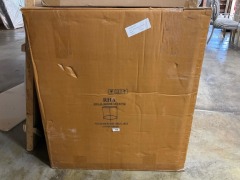 Regal House Napa End Table Round, Large, Antique Brass RRP $599