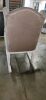 ORLANDO'FEATUREROCKING CHAIR,IVORY FRAME,LIGHT SAND SUEDE LOOK FABRIC - RRP $1499 - Ex-Display - 3