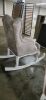ORLANDO'FEATUREROCKING CHAIR,IVORY FRAME,LIGHT SAND SUEDE LOOK FABRIC - RRP $1499 - Ex-Display - 4