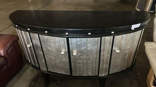 Aldo' 4 Door AJE Buffet Black and Silver $2999 - RRP $2999 - Ex-Display