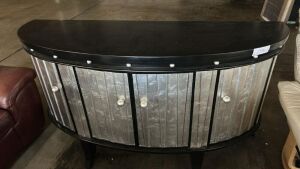 Aldo' 4 Door AJE Buffet Black and Silver $2999 - RRP $2999 - Ex-Display