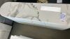 1025 BJA-W Buffet, 1800mm, 2 Door + 4 Drawer, Marble Top, White Fluting - RRP $1599 - Ex Display - 2
