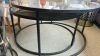 CNA 2 Piece Coffee Table Black/Mirror RRP $699 - Ex Display - 3
