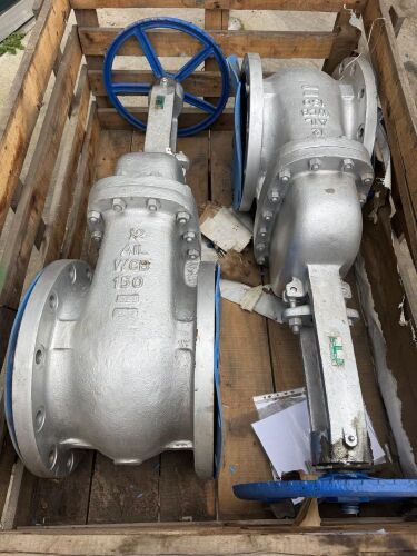 2 x Audco India Limited Flange Gate Valves