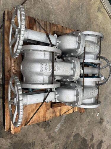 3 x Neway Size 10 Flange Gate Valves