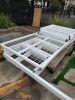 A Qty of White Steel Frames - Used as Office Partions - 2