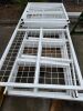 A Qty of White Steel Frames - Used as Office Partions - 3