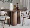 McCain Athena Round Dining Table, Oak Stai, Timber Veneer RRP $1699