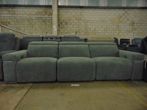 Taylor MKII 3 seater Powered Recliner Sofa Lounge - WAR ORG