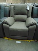 GAUCHO Fabric Single Seater Electric Recliner - MIST