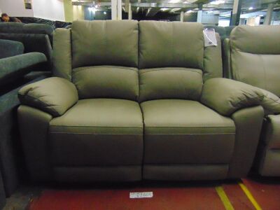 GAUCHO Fabric 2 seater RECLINER Lounge - MIST