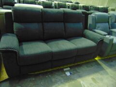DNL MEDUSA Fabric 3 SEATER Lounge 3EE- TOULON EBONY