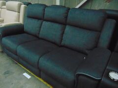 MEDUSA Fabric 3 SEATER Lounge 3EE- TOULON EBONY - 2