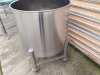 Heavy Duty Stainless Steel Conical Base Approx 200 Litres Mobile Liquid Storage Tank - 3