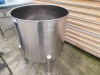 Heavy Duty Stainless Steel Conical Base Approx 200 Litres Mobile Liquid Storage Tank - 4