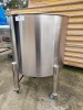 Heavy Duty Stainless Steel Conical Base Approx 200 Litres Mobile Liquid Storage Tank - 5