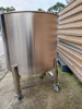 Heavy Duty Stainless Steel Conical Base Approx 200 Litres Mobile Liquid Storage Tank - 6