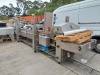 1998 Foodmac Heavy Duty Stainless Steel Natual Gas Fired Conveyorised Steam Food Cooking Line - 8