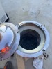 Heavy Duty Stainless Steel Pressure Vessel with Removable Top, Mesh Insert (As Is, Untested) - 5
