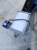 Stainless Steel Framed Motorised Slat Belt Pass Through Conveyor with Geared Drive to Related Electrics (As Is, Untested) - 3