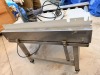 Stainless Steel Framed Pass Through Conveyor with Related Electrics on Stand (As Is, Untested) - 3