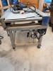 Stainless Steel Framed Pass Through Conveyor with Related Electrics on Stand (As Is, Untested) - 4