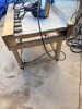 Stainless Steel Framed Pass Through Conveyor with Related Electrics on Stand (As Is, Untested) - 5